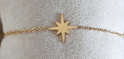 Bracelet étoile doré