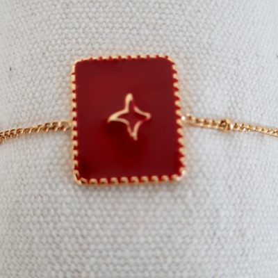 Bracelet starfish rouge