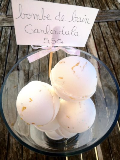 Bombe de bain calendula