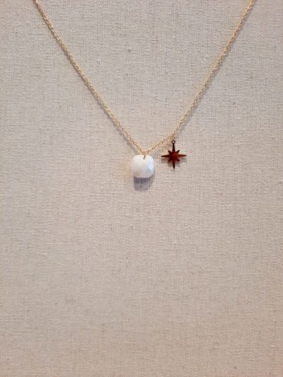 Collier Étoile blanc