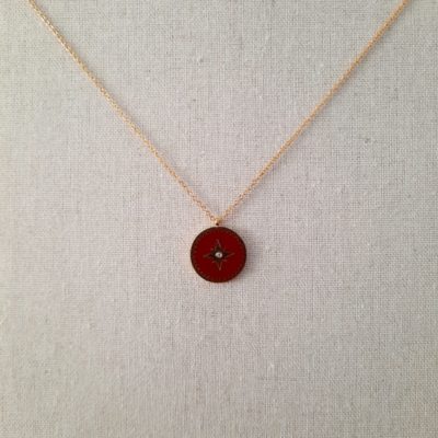 Collier Louise rouge